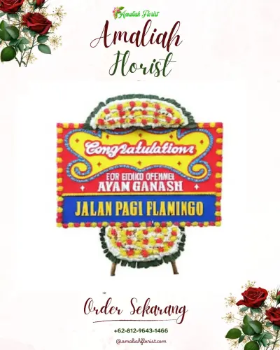 Bunga Papan Congratulation di Gurun Laweh